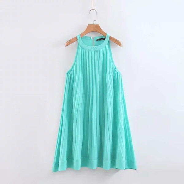 Rochie plisata dama actuala - model larg in mai multe culori