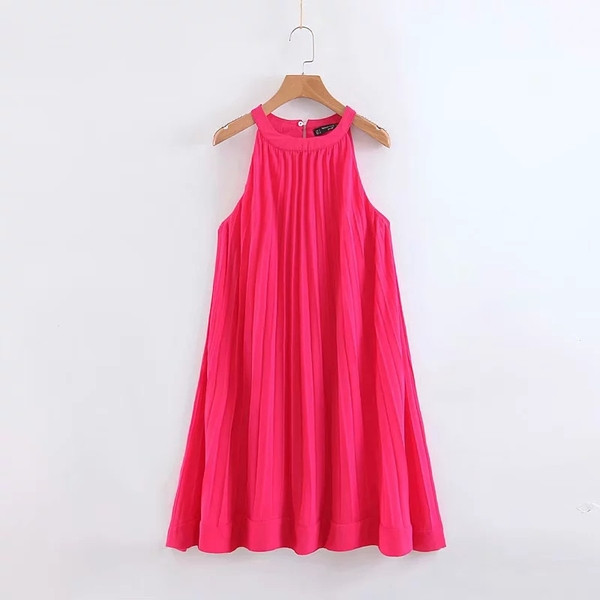 Rochie plisata dama actuala - model larg in mai multe culori