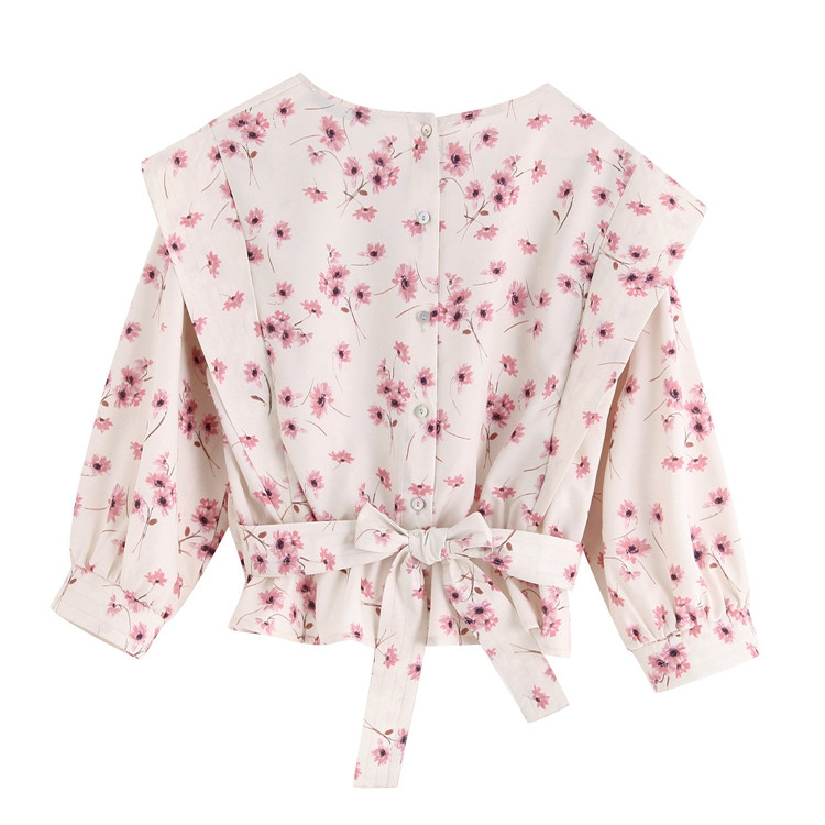 Női rövid blúz 7/8 ujjal, fehér színben