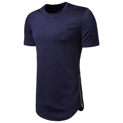 Tricou barbatesc modern cu fermoar in mai multe culori