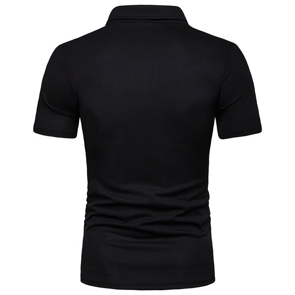 Modern férfi póló klasszikus gallérral és gombokkal több színben