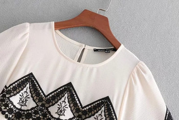 Női ruha elemes - fehér csipke