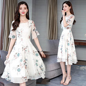 Rochie casual dama cu maneca scurta - model croiat