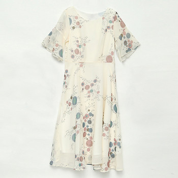 Rochie casual dama cu maneca scurta - model croiat