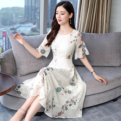 Rochie casual dama cu maneca scurta - model croiat