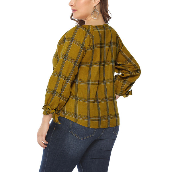 Alkalmi női hosszú ujjú ing zöld színben