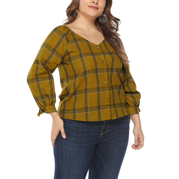 Alkalmi női hosszú ujjú ing zöld színben