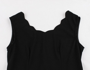 Rochie eleganta de dama cu bretele late in negru