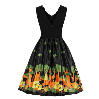 Rochie eleganta de dama cu bretele late in negru