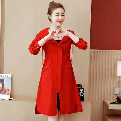 Modern női kabát három színben kapucnival