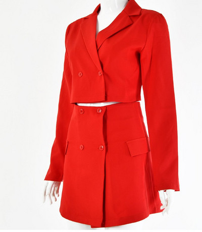 Set de dama model NOU din doua piese fusta + jacheta in mai multe culori