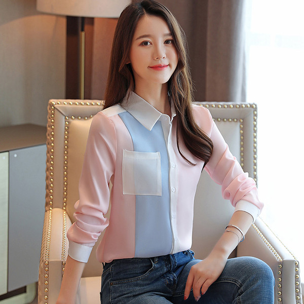 Camasa de dama model nou in doua culori cu buzunar