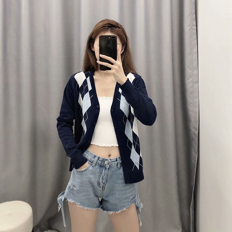 Vesta casual dama de culoare albastra si nasturi