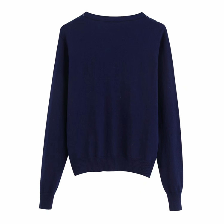 Vesta casual dama de culoare albastra si nasturi