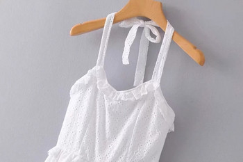 Fehér pántos női ruha