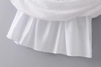 Fehér pántos női ruha