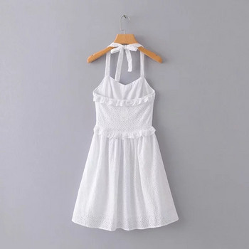 Fehér pántos női ruha