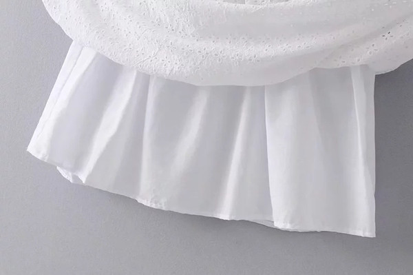 Fehér pántos női ruha