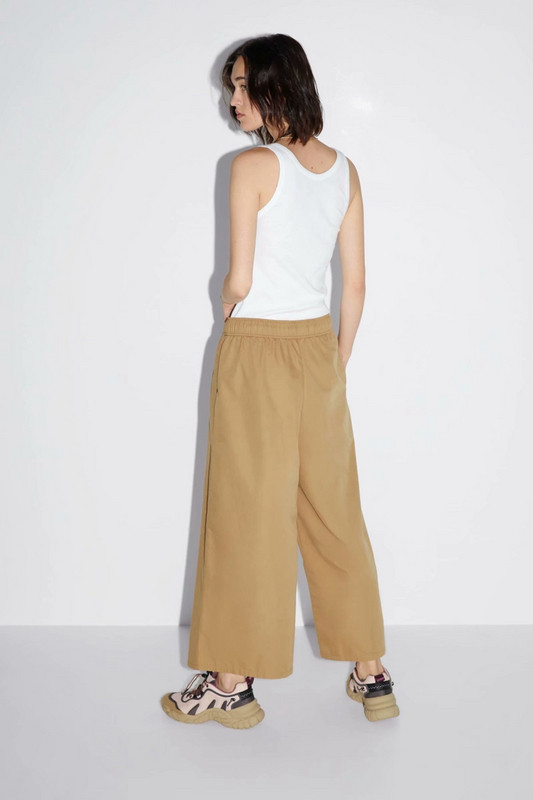 Pantaloni maro lungime 9/10 - model lat