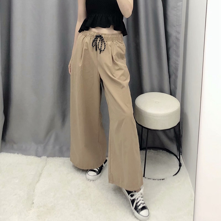 Pantaloni maro lungime 9/10 - model lat