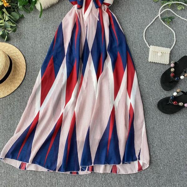 Rochie moderna de dama lunga cu bretele subtiri