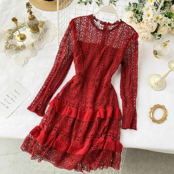 Model elegant de dama croiat cu dantela in mai multe culori