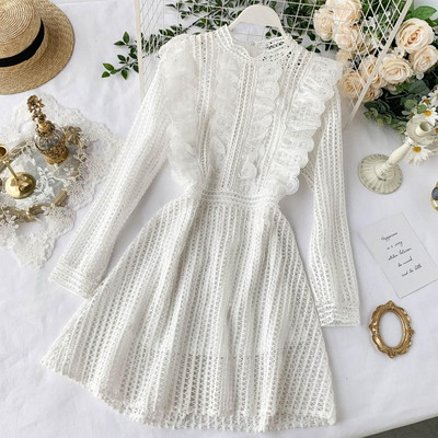 Női csipke ruha négy színben