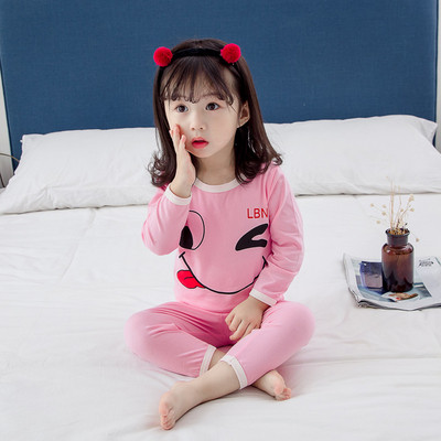 Gyerek pizsama lányoknak rózsaszín és sárga színben, rátéttel