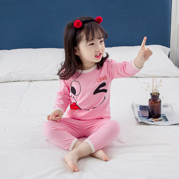 Gyerek pizsama lányoknak rózsaszín és sárga színben, rátéttel