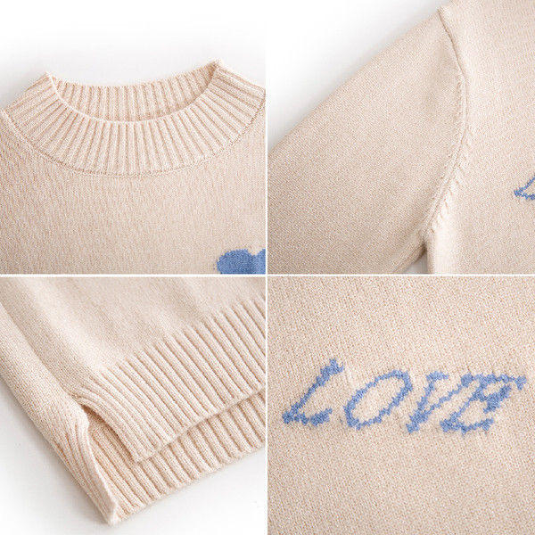 Pulover lung de dama modern in doua culori