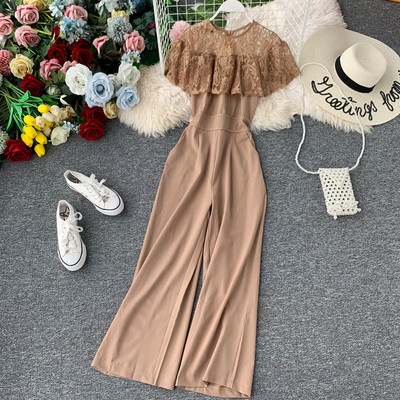 Hosszú női overál különböző színekben csipkével