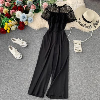 Hosszú női overál különböző színekben csipkével