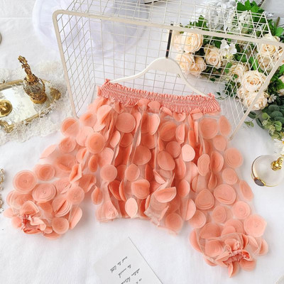 Bluză de damă modernă cu mâneci căzute în patru culori