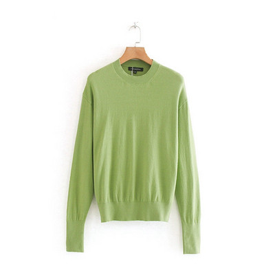 Pulover de dama din tricotat subtire model uni - mai multe culori