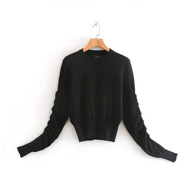 Női alkalmi pulóver sima modell - többféle színben