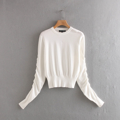 Női alkalmi pulóver sima modell - többféle színben