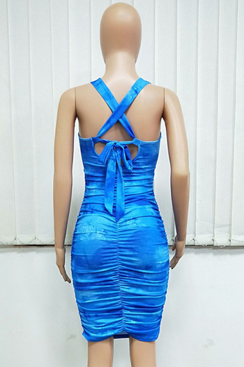 Lezser női ruha nyakkendővel és vékony pántokkal, két színben