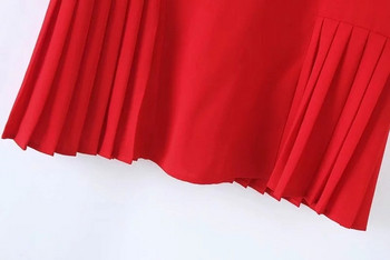 Rochie casual de dama cu maneci scurte in doua culori