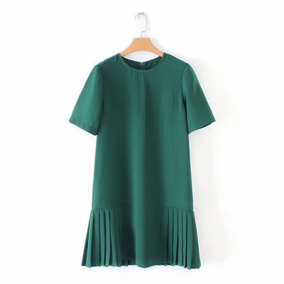 Rochie casual de dama cu maneci scurte in doua culori