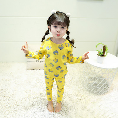 Gyerek pizsama sárga és rózsaszín rátéttel - lányoknak