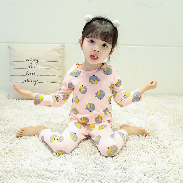 Gyerek pizsama sárga és rózsaszín rátéttel - lányoknak
