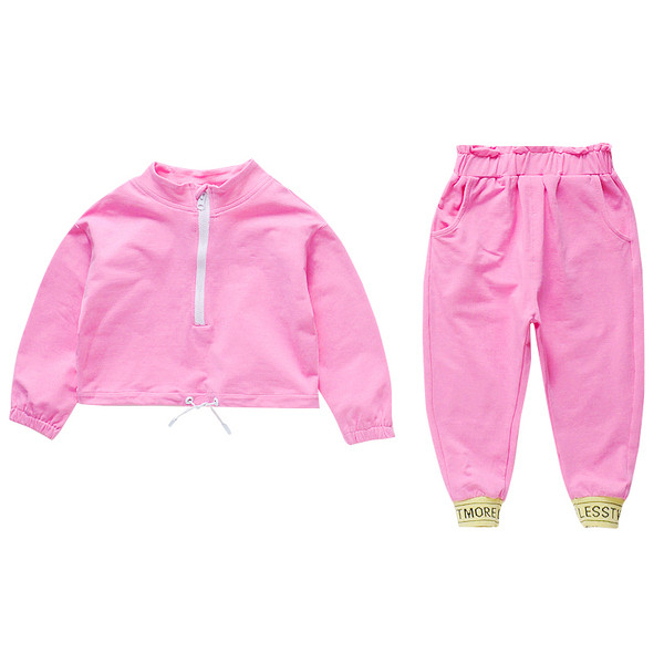 Napi gyerekkészlet két színben cipzárral - lányoknak