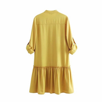 Rochie casual dama cu buzunare in mai multe culori