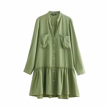 Rochie casual dama cu buzunare in mai multe culori