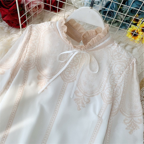 Cămașă elegantă de damă cu dantelă în două culori