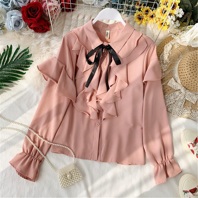 Cămașă de damă cu nasturi în cinci culori