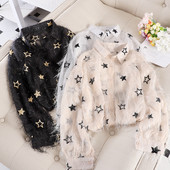 Modern női ing csillagokkal, három színben