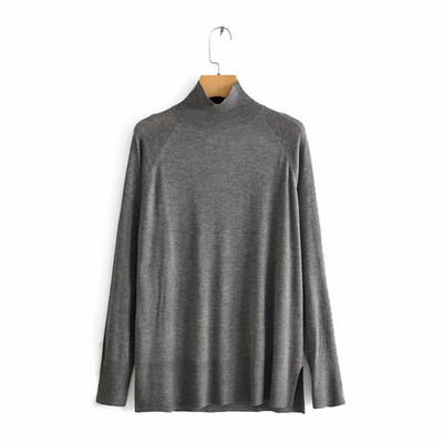 Széles pulóver pólógallérral több színben