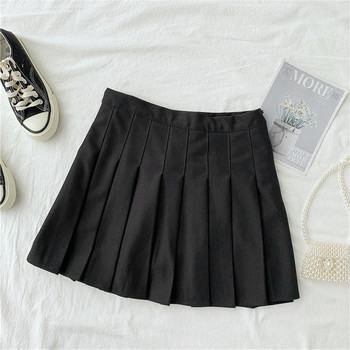 Rövid női rakott szoknya három színben