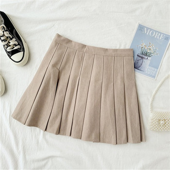 Rövid női rakott szoknya három színben